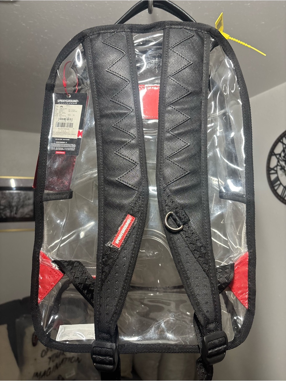 NWT Sprayground Shark Central Clear DLX Backpack - Picture 3 of 11
